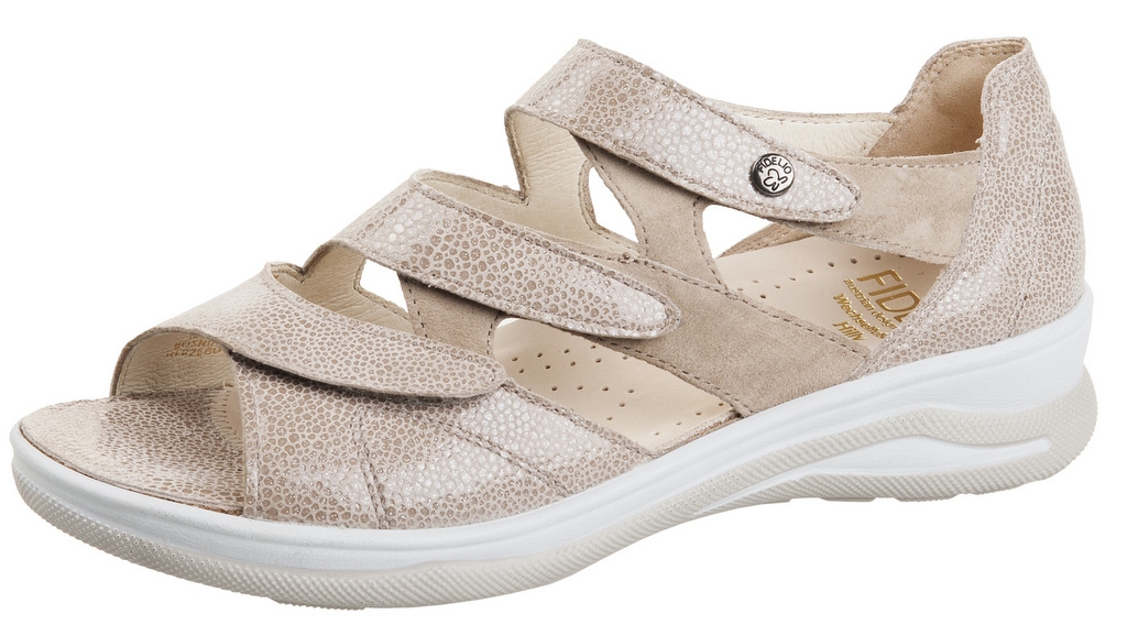 1-496006_28 Fidelio Beige Sandal med velcroremme - Billede 1