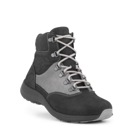 New Feet Snørestøvle Sort skind