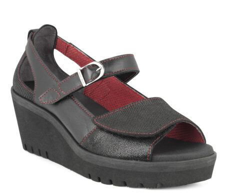 New Feet Sandal Sort Plateau