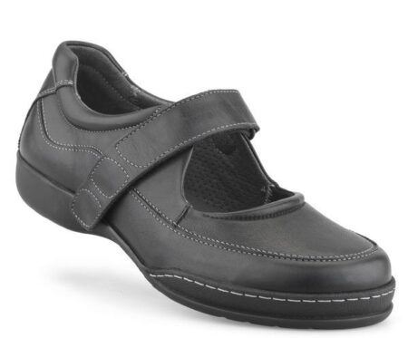 Damesko Sort m/velcro