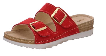 Rohde Rød Sandal Velourlæder