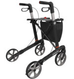 Rollator Athlon Kulfiber 5,2 kg Sort - Billede 4