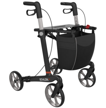 Rollator Athlon Kulfiber 5,2 kg Sort