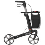 Rollator Athlon Kulfiber 5,2 kg Sort - Billede 2