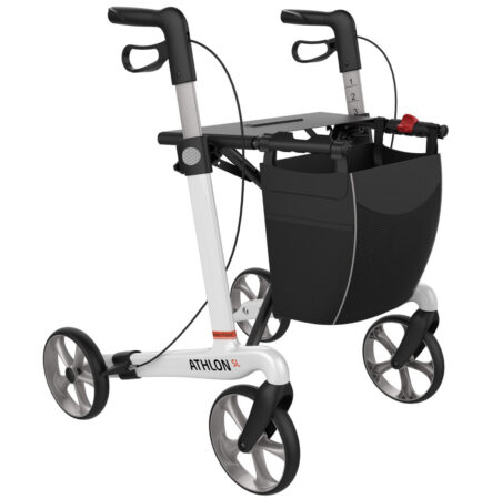 Rollator Hvid Athlon Kulfiber 5,2 kg
