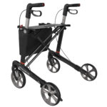 Rollator Athlon HD Bred Kulfiber Sort - Billede 4