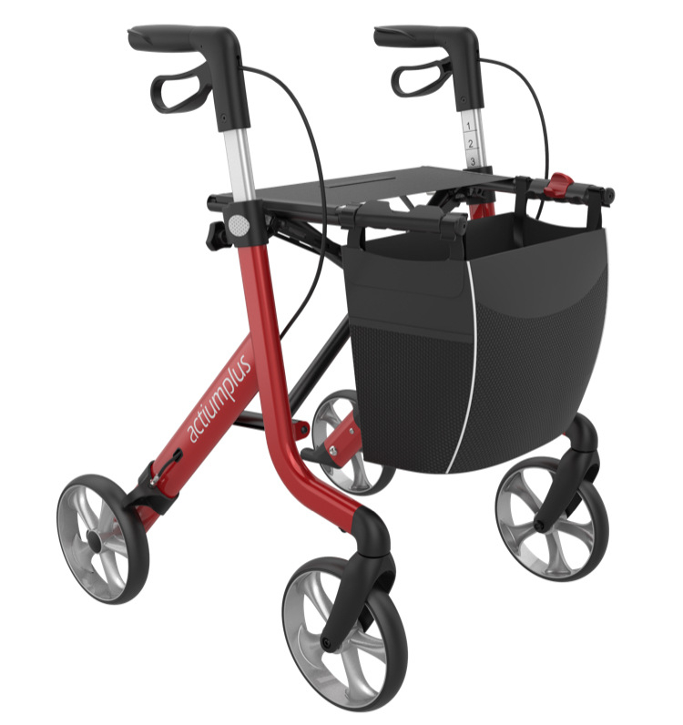1-ac453 Rollator Space Rød - Billede 1