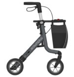 Rollator Space Koksgrå Med Softhjul - Billede 3