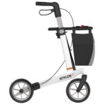 Rollator Hvid Athlon 5,2 kg m.Soft hjul - Billede 3