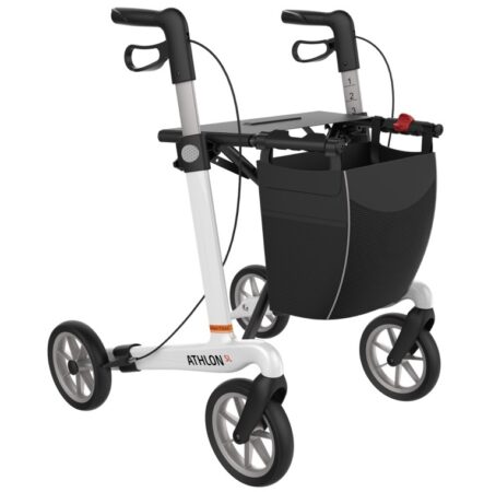 Rollator Hvid Athlon 5,2 kg m.Soft hjul