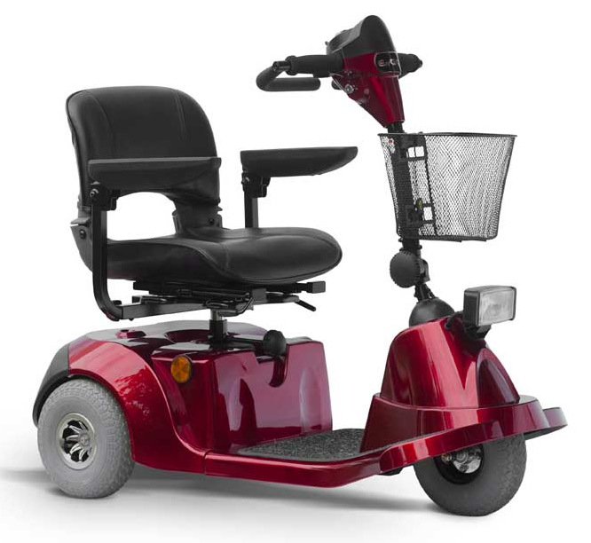 1-ceasy-m3bjr-r_d EasyGo Rød M3bjr El-Scooter - Billede 1