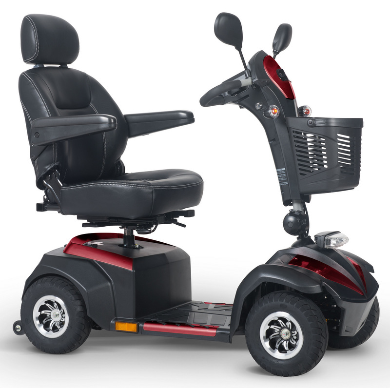 1-easygo-m4c-roed EasyGo M4c Rød El-scooter - Billede 1