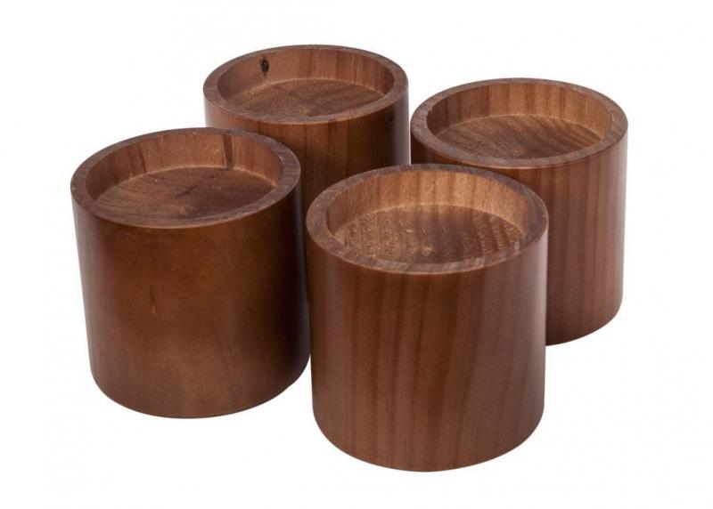 1-ga2270 UDGÅET Stole/sengeforhøjer 9cm Træ - Billede 1
