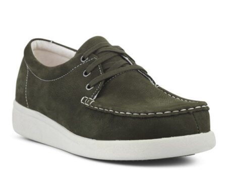 Green Comfort Oliven Sko m/snøre