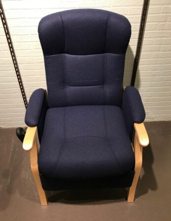 Sorø stol m/sædeløft Nord stof Blå
