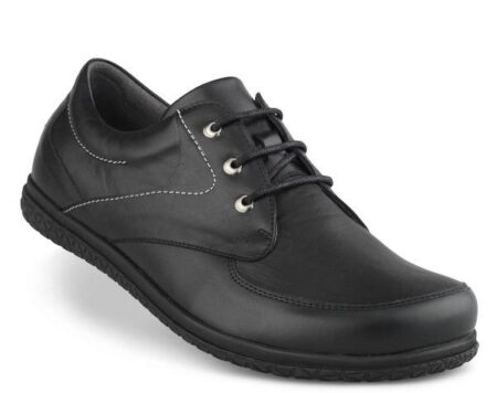 Herre sko Sort m/snøre New Feet