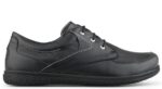 Herre sko Sort m/snøre New Feet - Billede 2