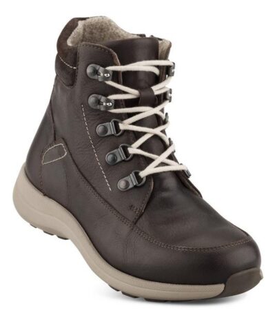 Dame støvle Brun m/snøre New Feet
