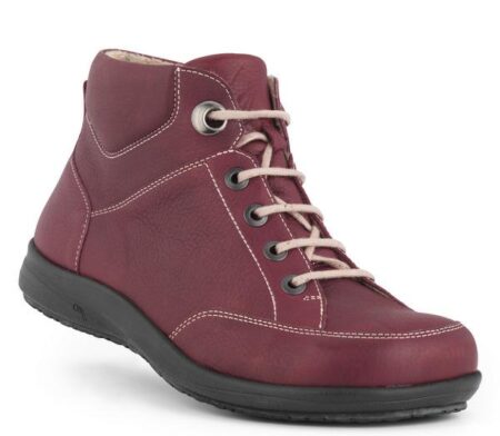 New Feet Snørestøle Bordeaux skind