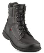 New Feet Snørestøvle Sort m/stretch