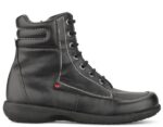New Feet Snørestøvle Sort m/stretch - Billede 2