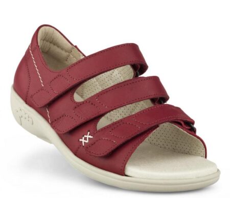 Sandal Rød m/hælkappe
