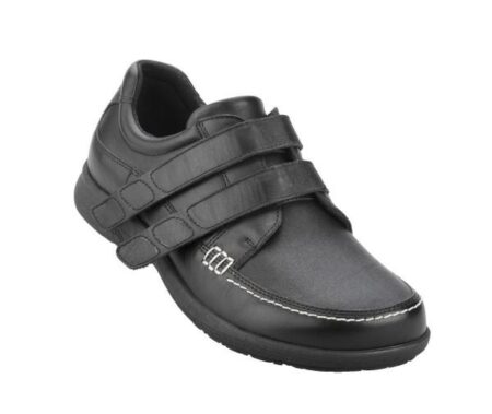 Sko Sort m/2 velcro New Feet
