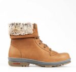 Damestøvle Natur m/snøre New Feet - Billede 4