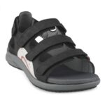 Sandal Sort m/3 velcro