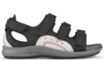 Sandal Sort m/3 velcro - Billede 2