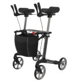 Rollator Navigator Grå m/armstøtte - Billede 2