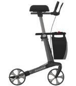 Rollator Navigator Grå m/armstøtte - Billede 3