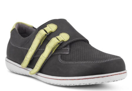Sko Sort/Lime m/velcro