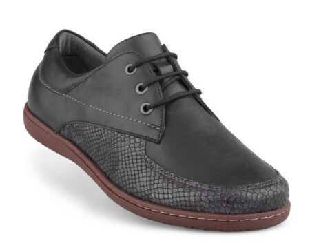 Damesko Sort m/snøre New Feet