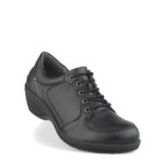 Damesko Sort m/snøre New Feet