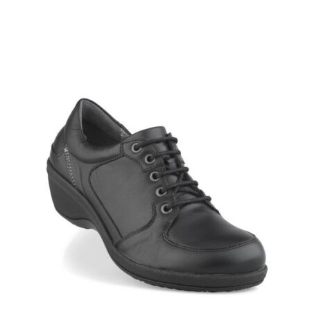 Damesko Sort m/snøre New Feet