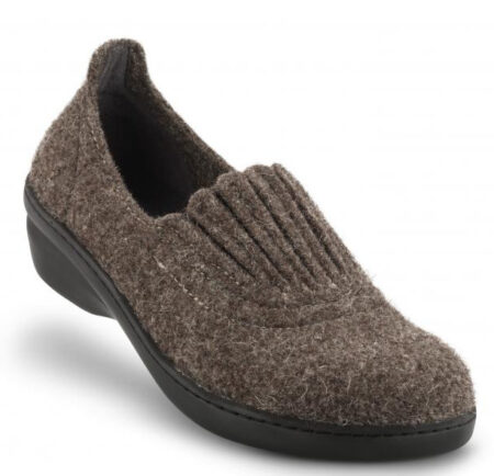 New Feet Dame hjemmesko uld Brun