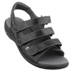 New Feet Sandal Sort m/3 remme