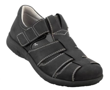 New Feet str.37 Sort Fletsandal, lukket