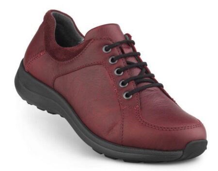 Damesko Bordo m/snøre New Feet