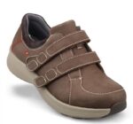 Damesko Brun m/velcro New Feet