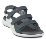 Damesandal Petrol m/velcro