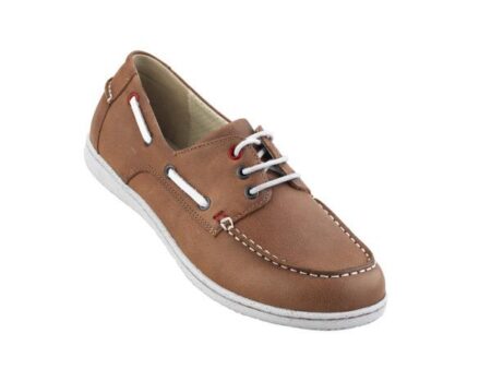 Damesko brun m/snøre New Feet