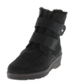 Rohde Sort Støvle Mikrovelour m/2 velcro - Billede 2