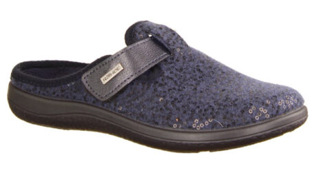 Rohde Hjemmesko Denim m/pailletter