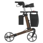 Rollator Server Brun med tilbehør - Billede 3