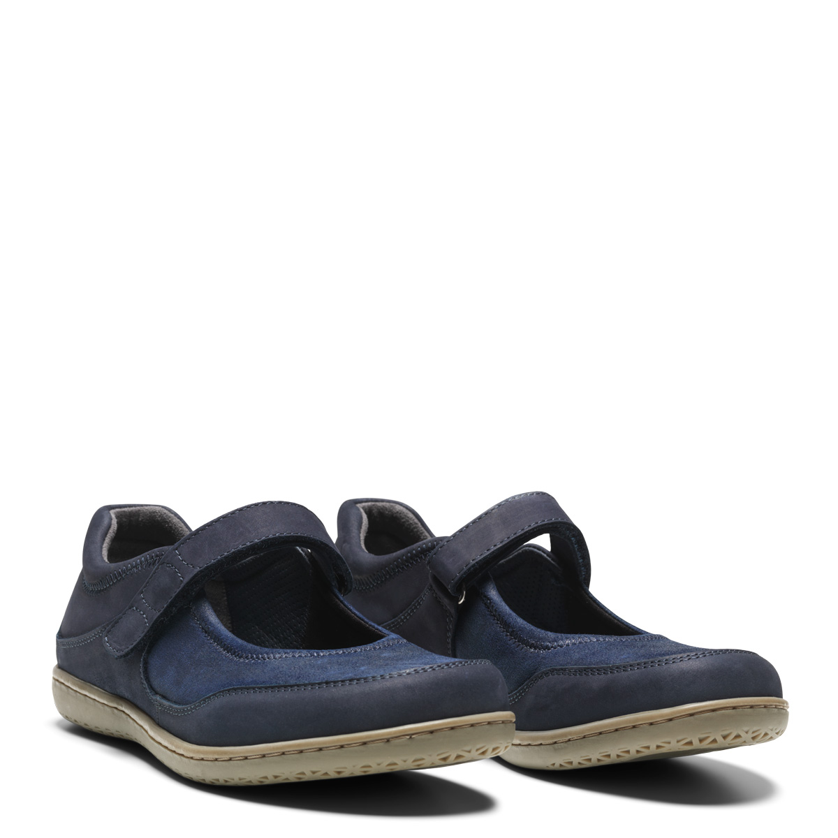 101-16-2240-b New Feet Blå Ballerina Med Stretch - Billede 1