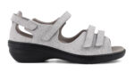 New Feet Grå Sandal med Hælkappe - Billede 2