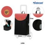 Andersen Scala Shopper Lova Rød - Billede 2
