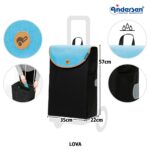 Andersen Scala Shopper Lova Blå - Billede 2